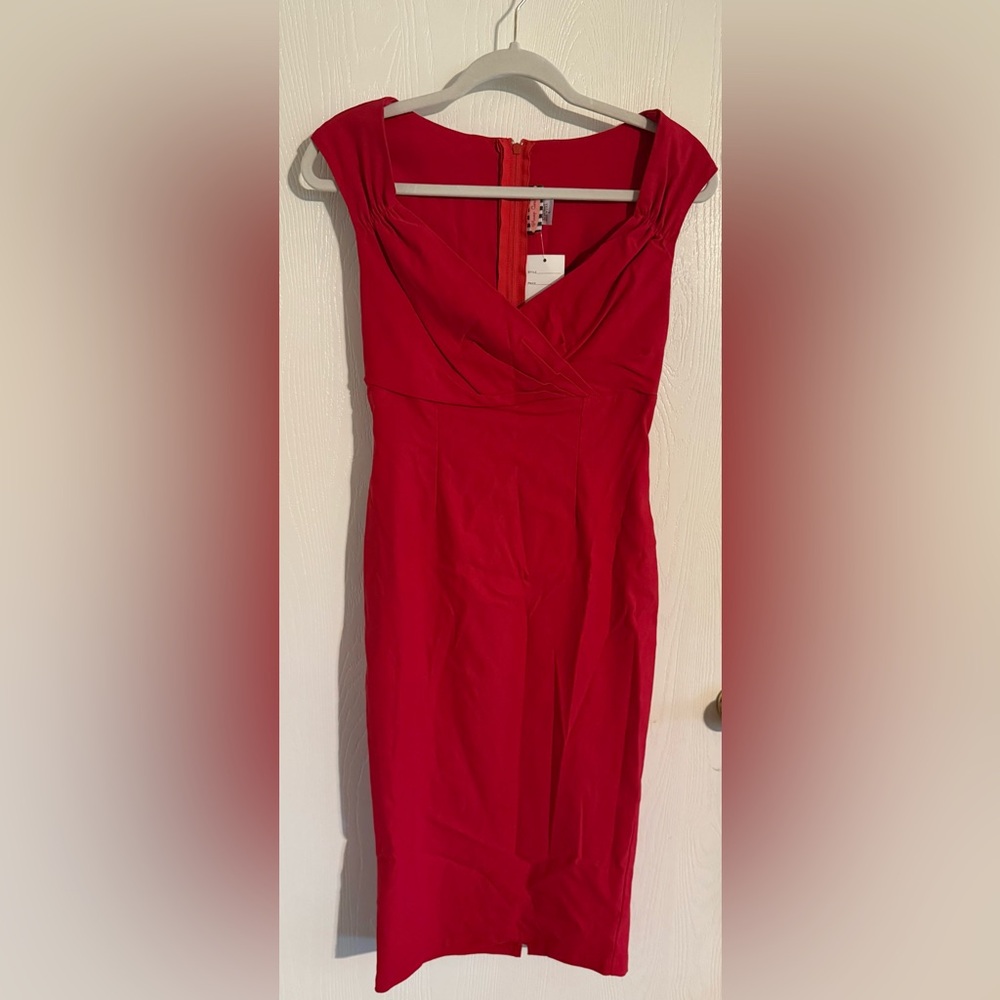 NWT Pinup Couture Red Erin Wiggle Dress